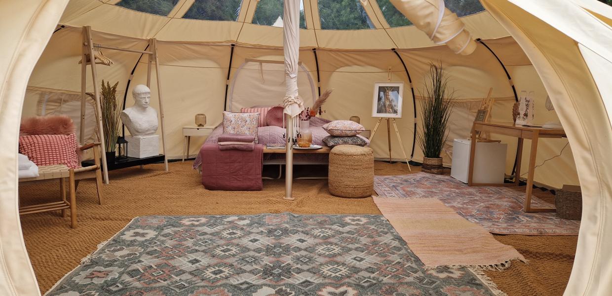 Viping - glamping i Bramslev Bakker