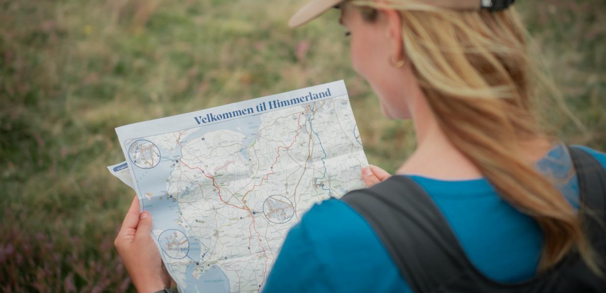 Vandretur i Himmerland, kort over Himmerland
