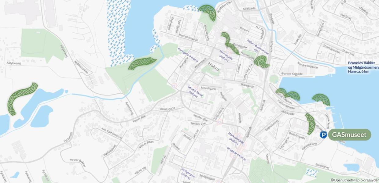 Midgårdsormen i Hobro - kort 