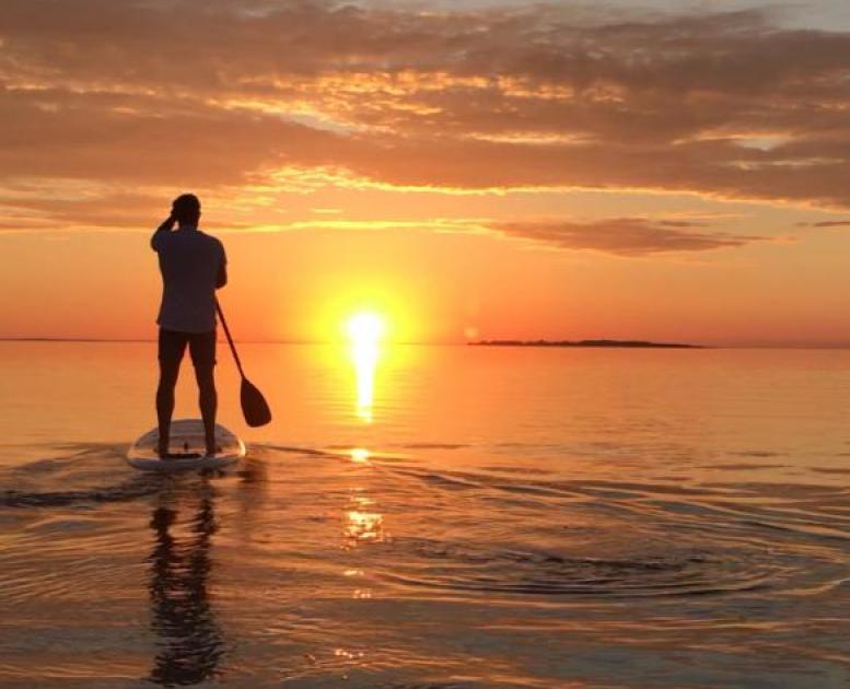 SUP - stand up paddel på fjorden